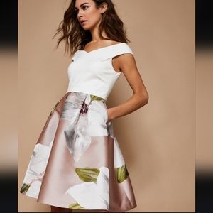 Ted Baker VALTIA Chatsworth Off The Shoulder Dress